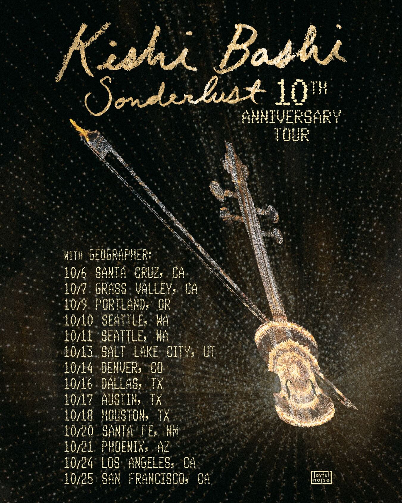Kishi Bashi Sonderlust 10th Anniversary Tour Poster 2026